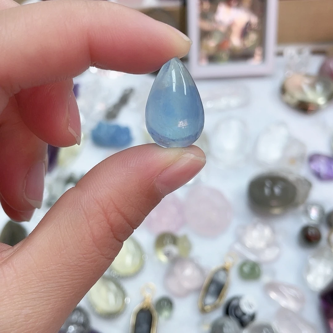 水晶珠宝半成品未镶嵌