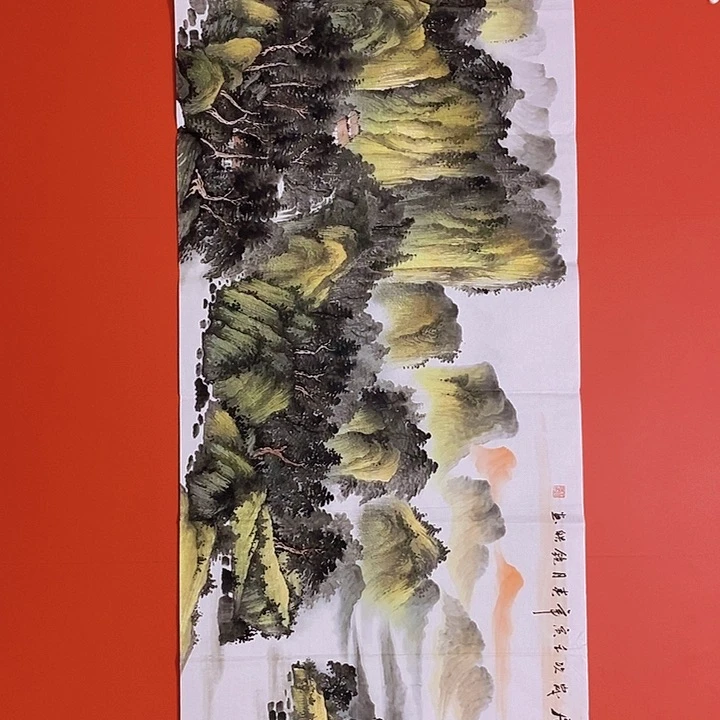 国画山水花鸟字画书画国画