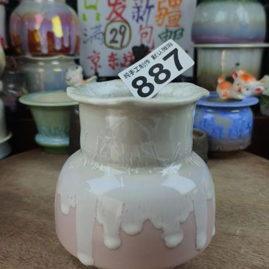 景德镇手工高温陶瓷：内口7高11.5