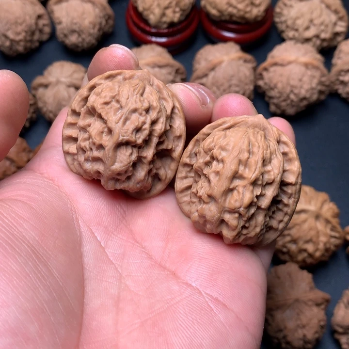 文玩核桃把件37野狼14