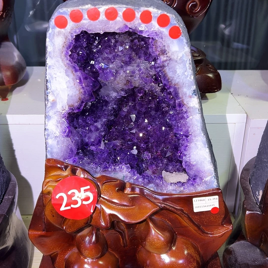 大型摆件（非配饰）紫晶未镶嵌