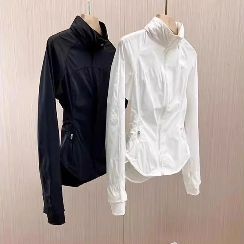 【300斤胖mm】夏季新款显瘦运动防晒瑜伽服修身休闲运动防晒衣外套