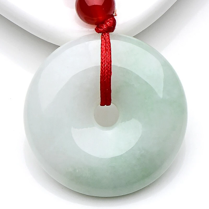 非金属莫桑石吊坠 天然保A时尚冰绿吊坠