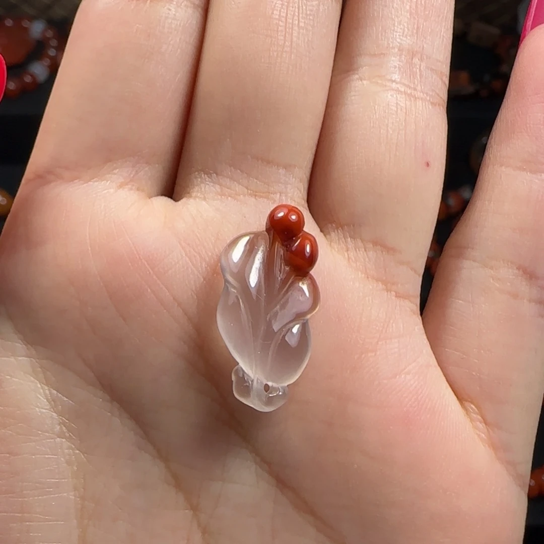 南红玛瑙未镶嵌吊坠