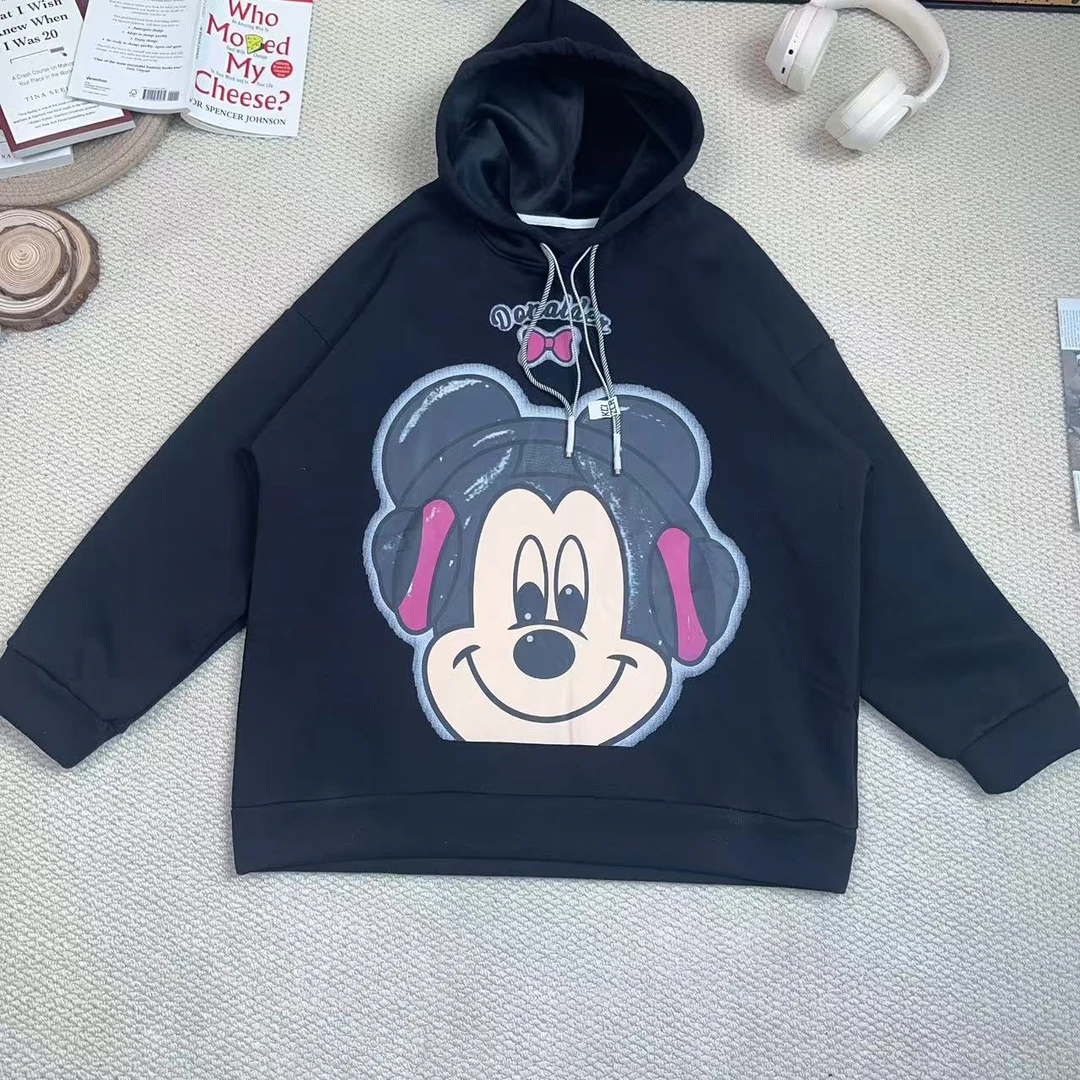 【蟹蟹推荐】2024年秋季新款加绒加厚连帽休闲卫衣8190