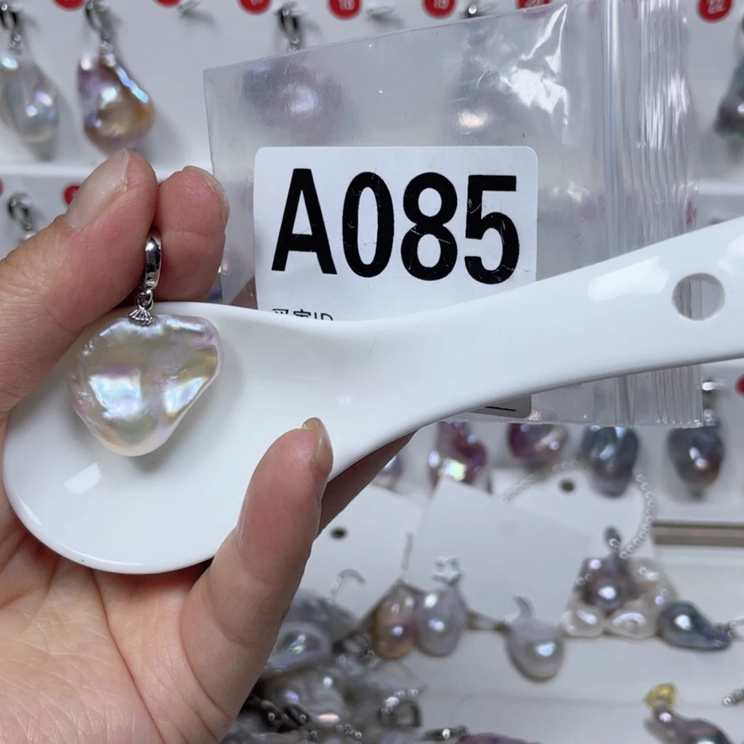 淡水珍珠巴洛克银S925镶嵌