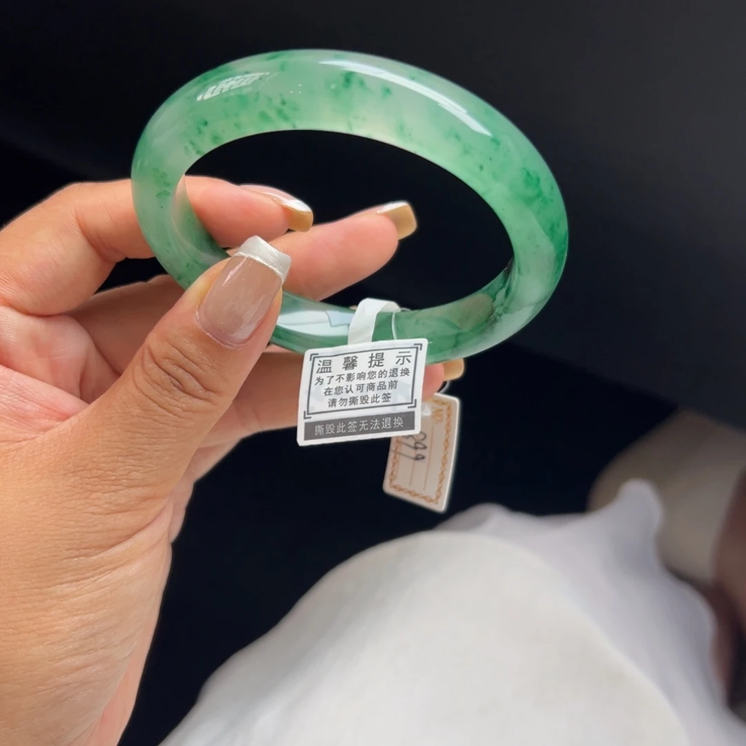 未镶嵌手镯石英质玉非洲翠5960