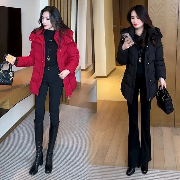 【有运费险】冬季新品风衣棉服穿搭宽松气质显瘦时尚小个子外套153