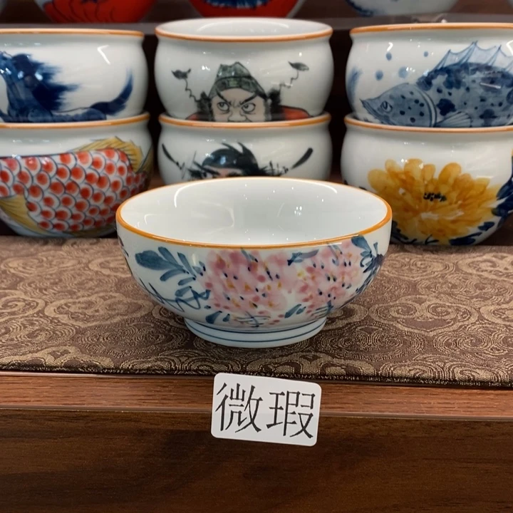 釉下老陶泥手工绘制