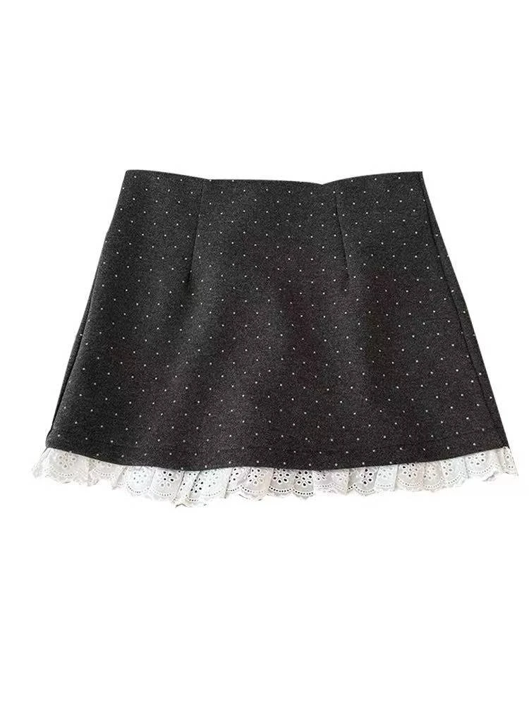 优选头家波点半身裙子20501