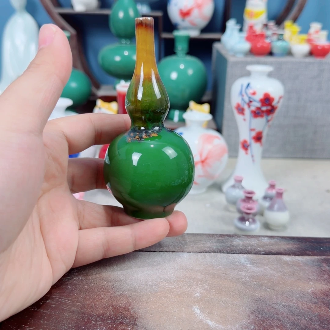 陶瓷手工小花器摆件