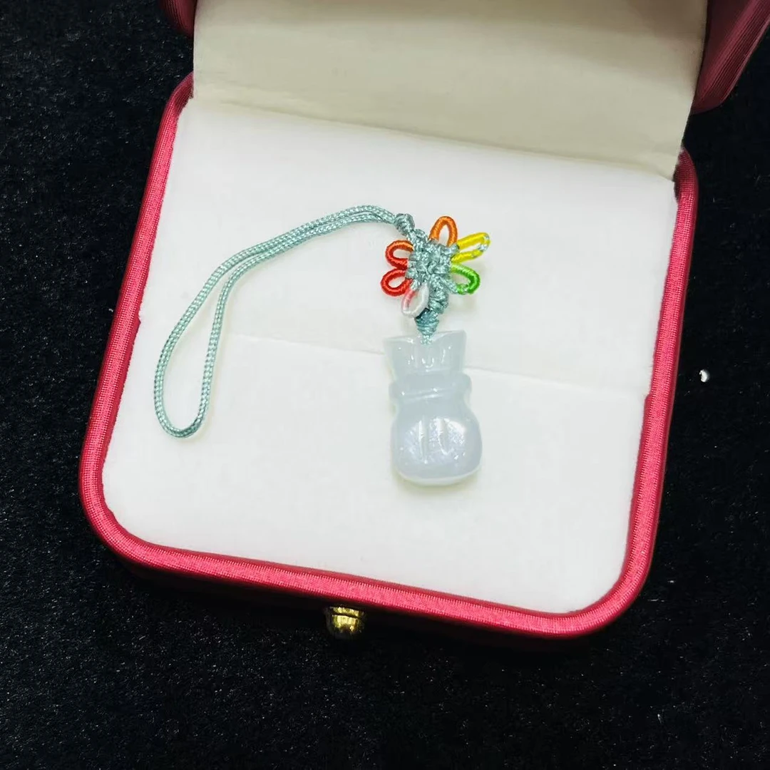 天然翡翠吊坠  福袋吊坠