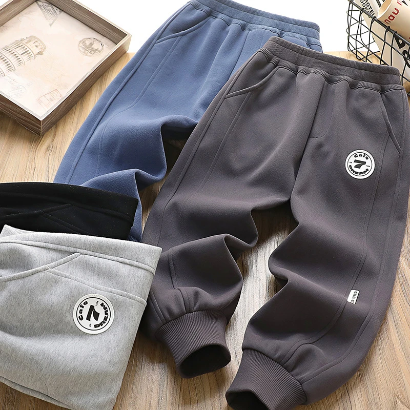 儿童装女男童春装裤子2025新款春秋冬款中大童运动裤春季卫裤潮