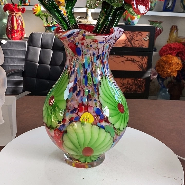 唐***朝花瓶高28厘米口径7厘米