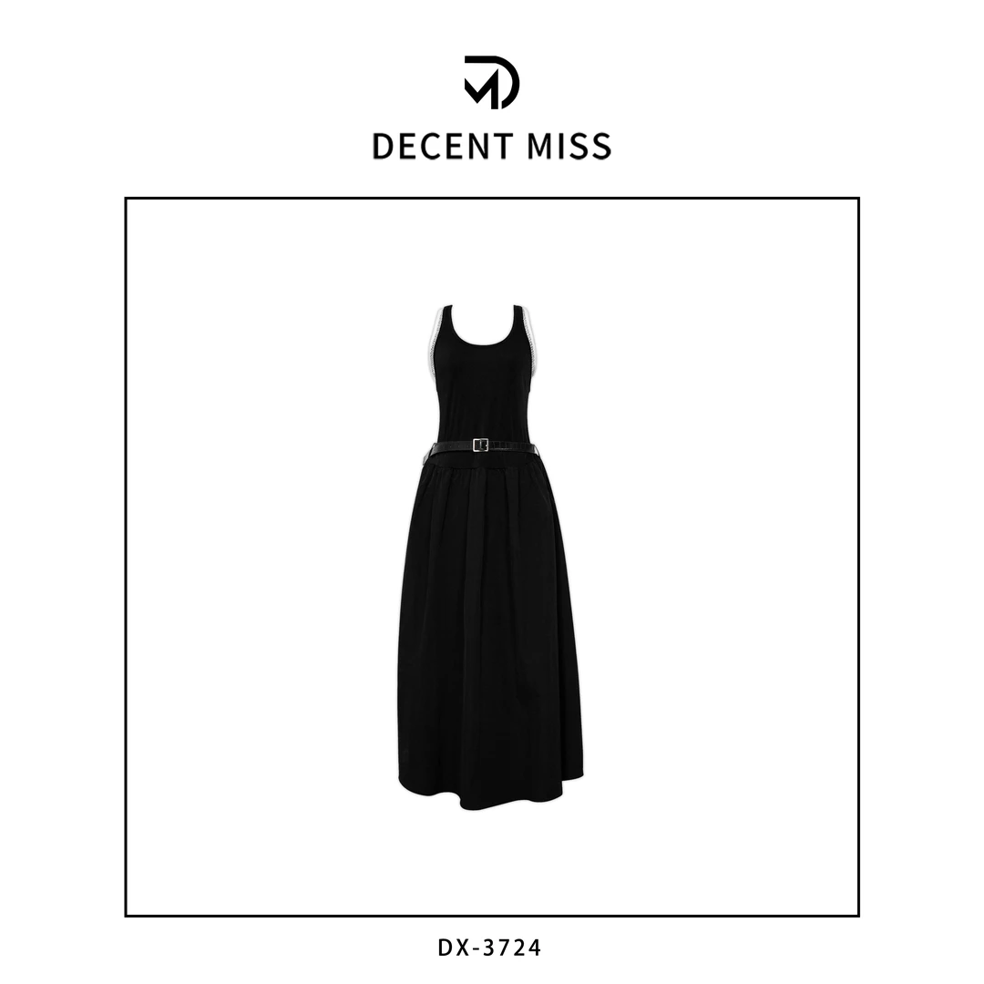 DECENT MISS轻奢法式经典优雅巴黎时尚连衣裙DX-3724
