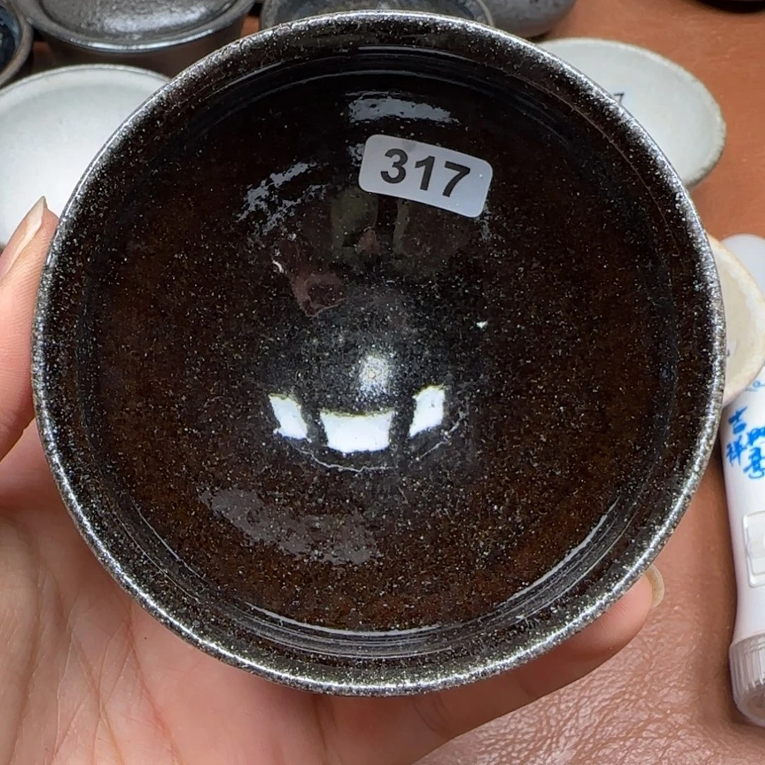 茶盏龙窑柴烧原矿原釉317