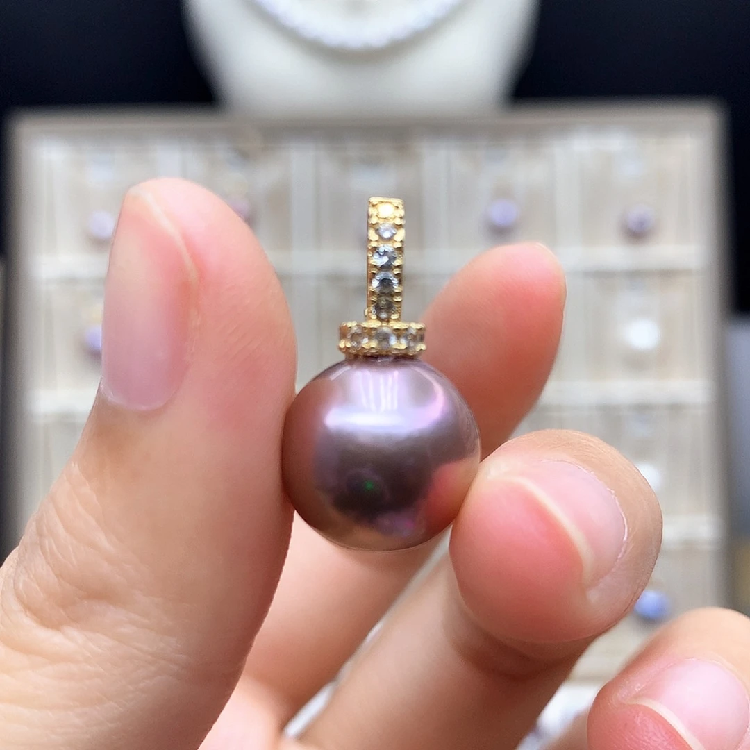 颈饰合金淡水珍珠