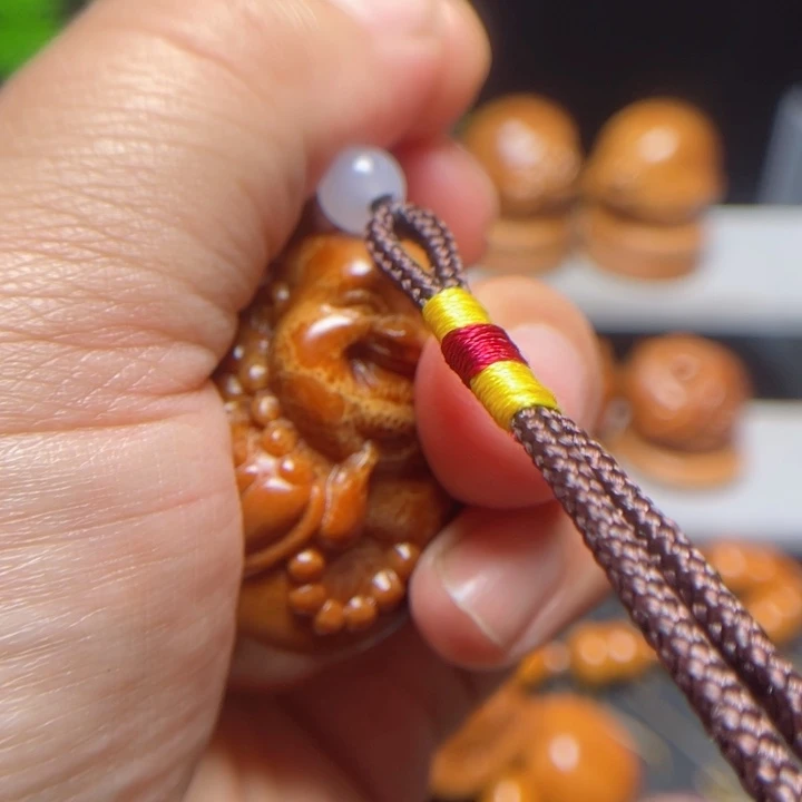 橄榄核手串/手链弥勒单子手把绳穿配4.0左右