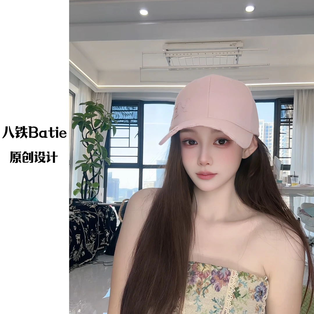 【池听晫】加大加深帽檐刺绣款鸭舌帽