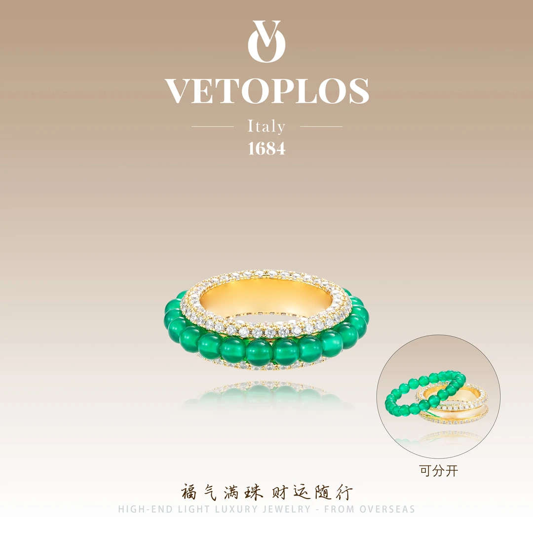 【福珠承运】 vetoplos新中式国风经典戒指F5462