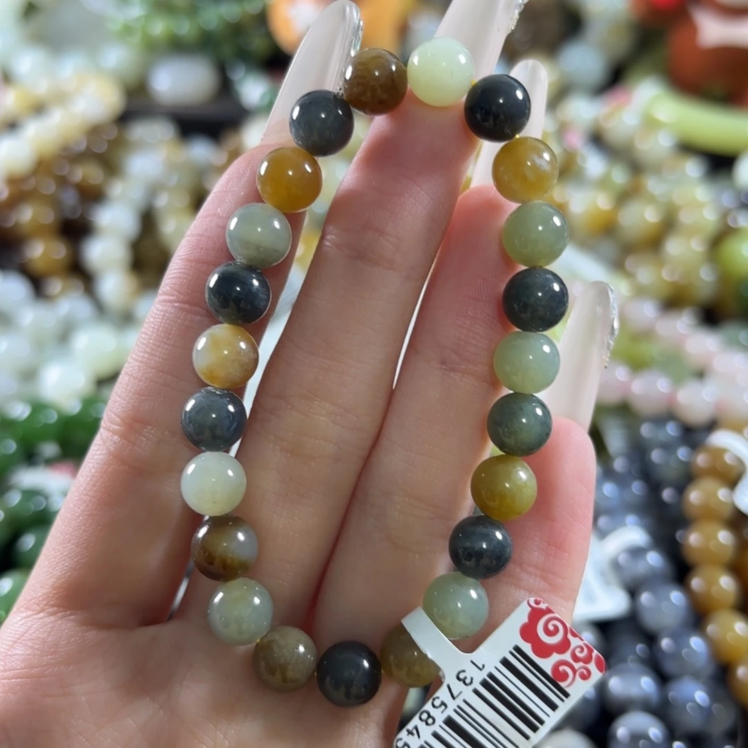 和田玉未镶嵌手链173