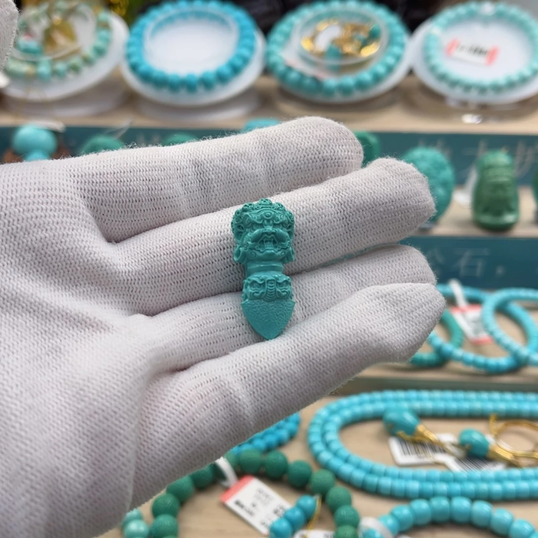 绿松石珠宝奇石未镶嵌