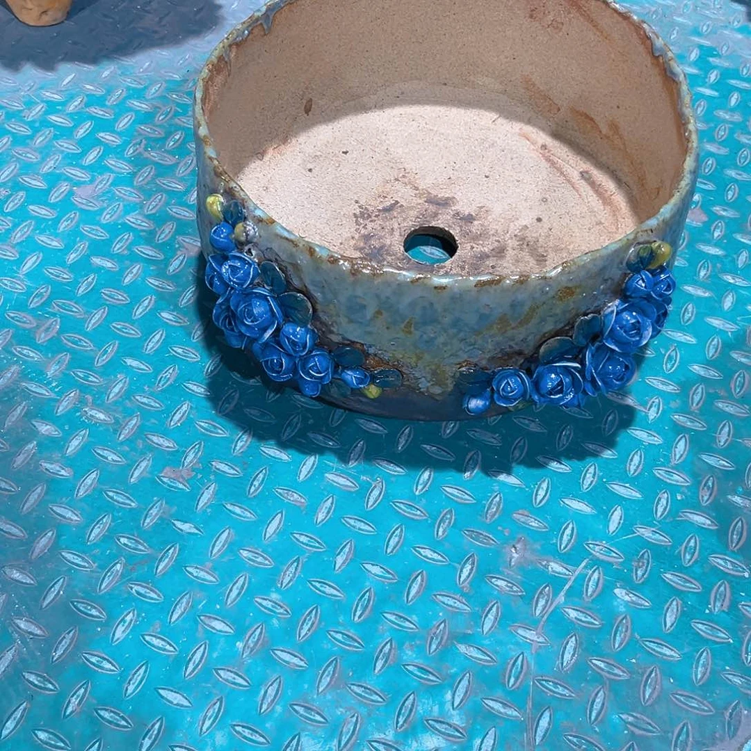 微瑕10 号陶然花器手工花盆