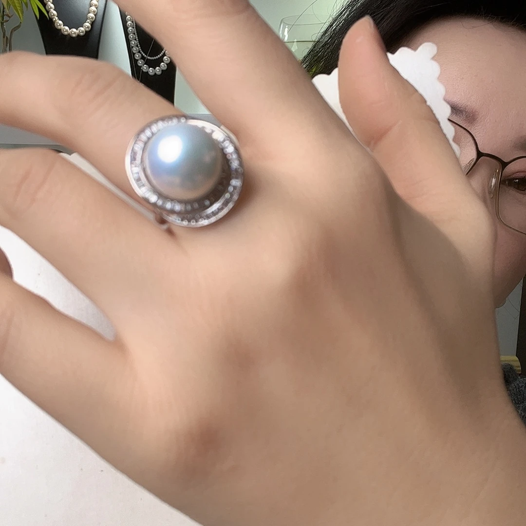 淡水珍珠未镶嵌戒指