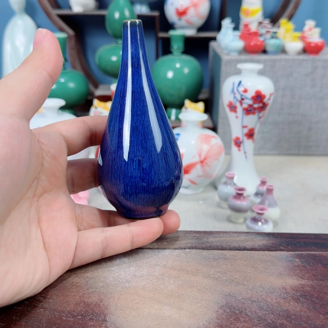 陶瓷手工小花器摆件