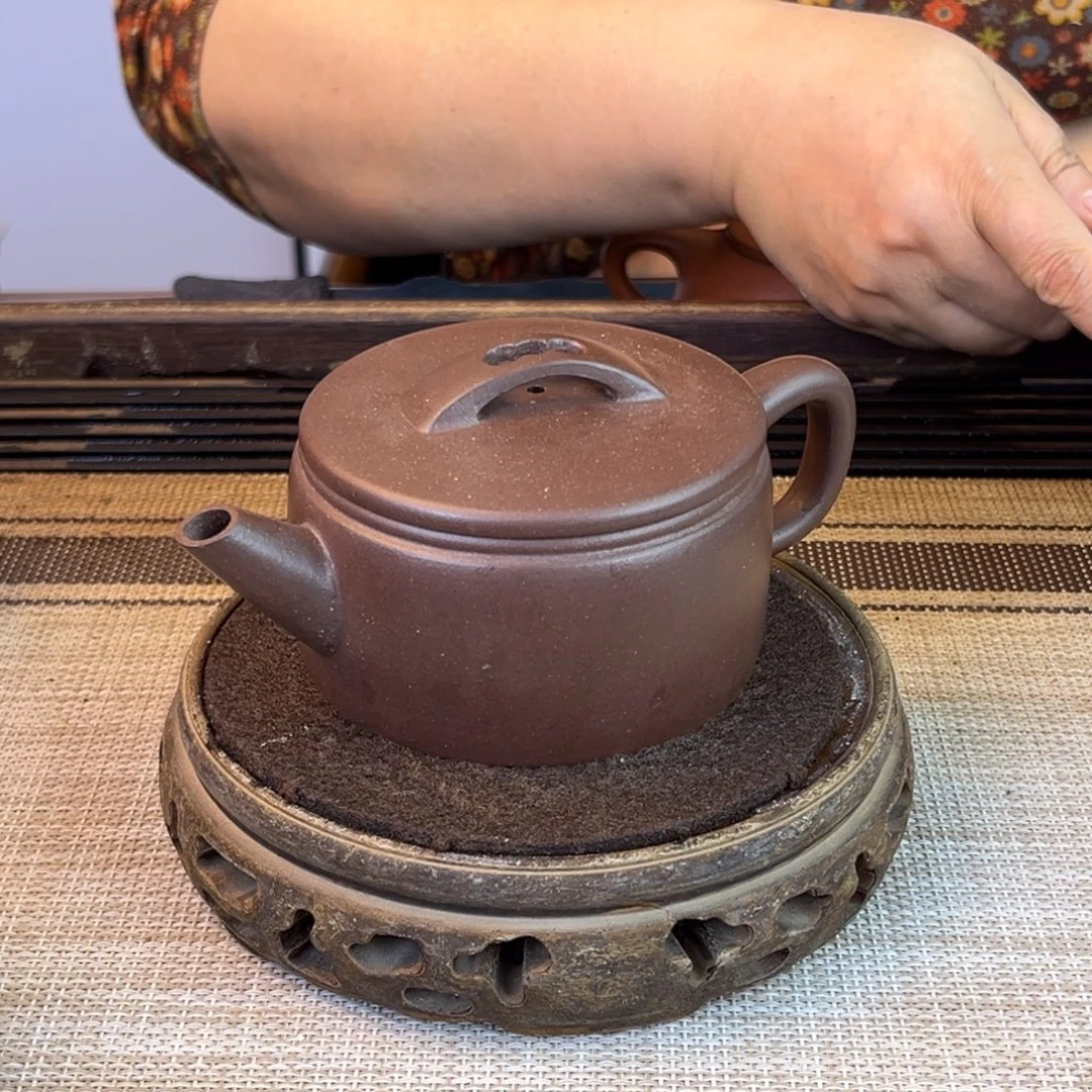 茶壶紫砂老紫泥180cc福利