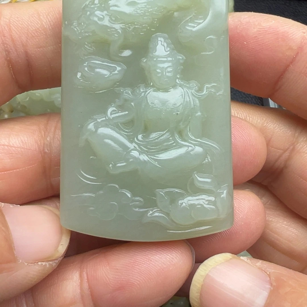 和田玉（糖玉）未镶嵌吊坠(不含链)