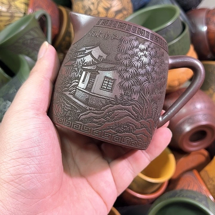茶杯紫砂全手工紫砂主人杯