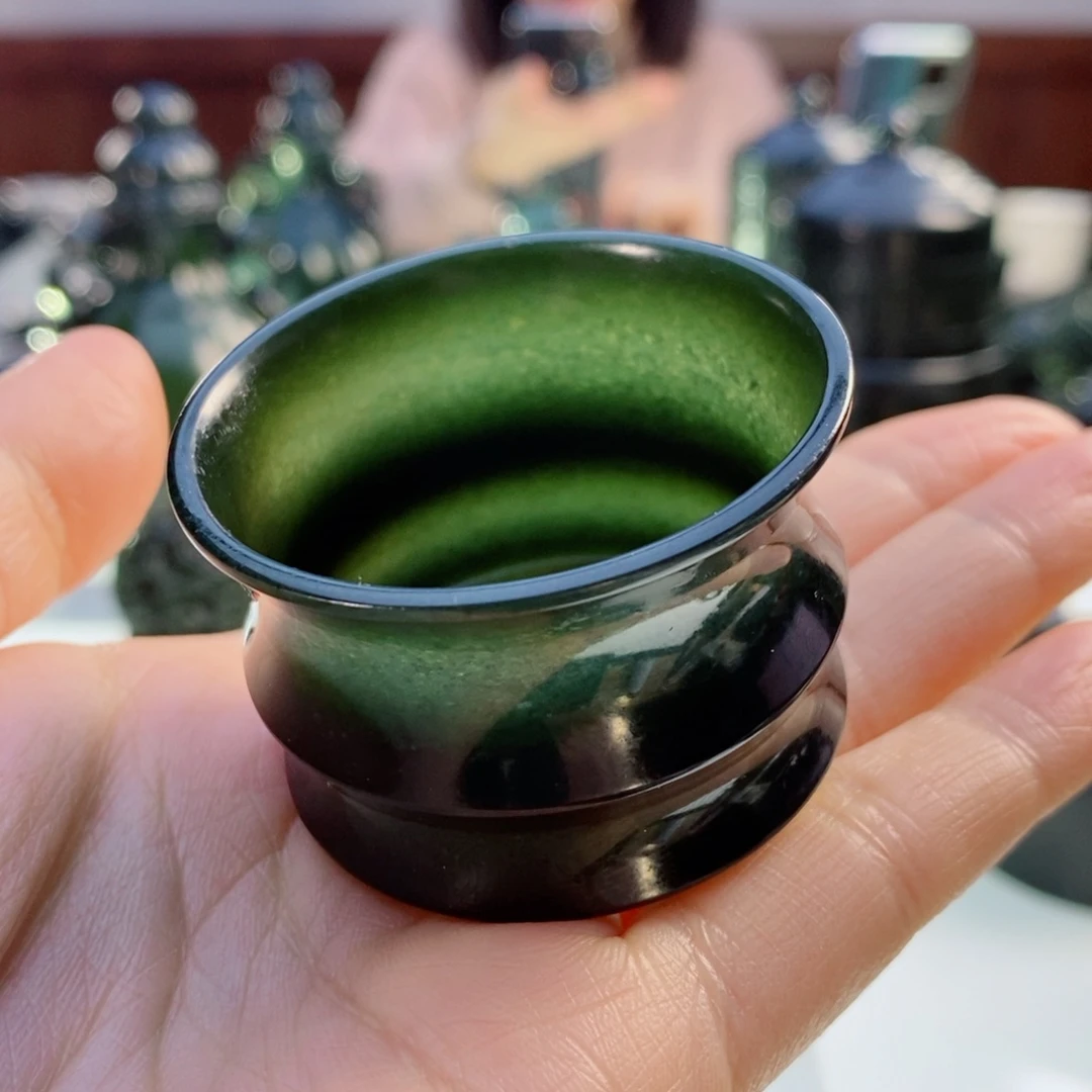 和田玉（青玉）摆件未镶嵌今****米微瑕