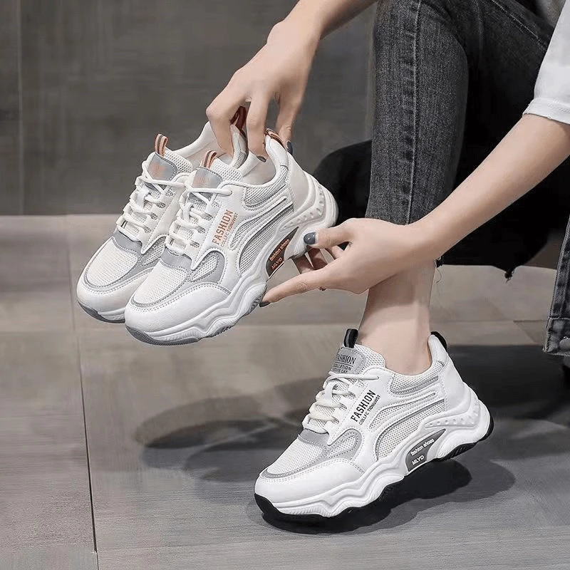 2025新款老爹鞋超轻运动休闲女鞋防滑透气跑步鞋女z101