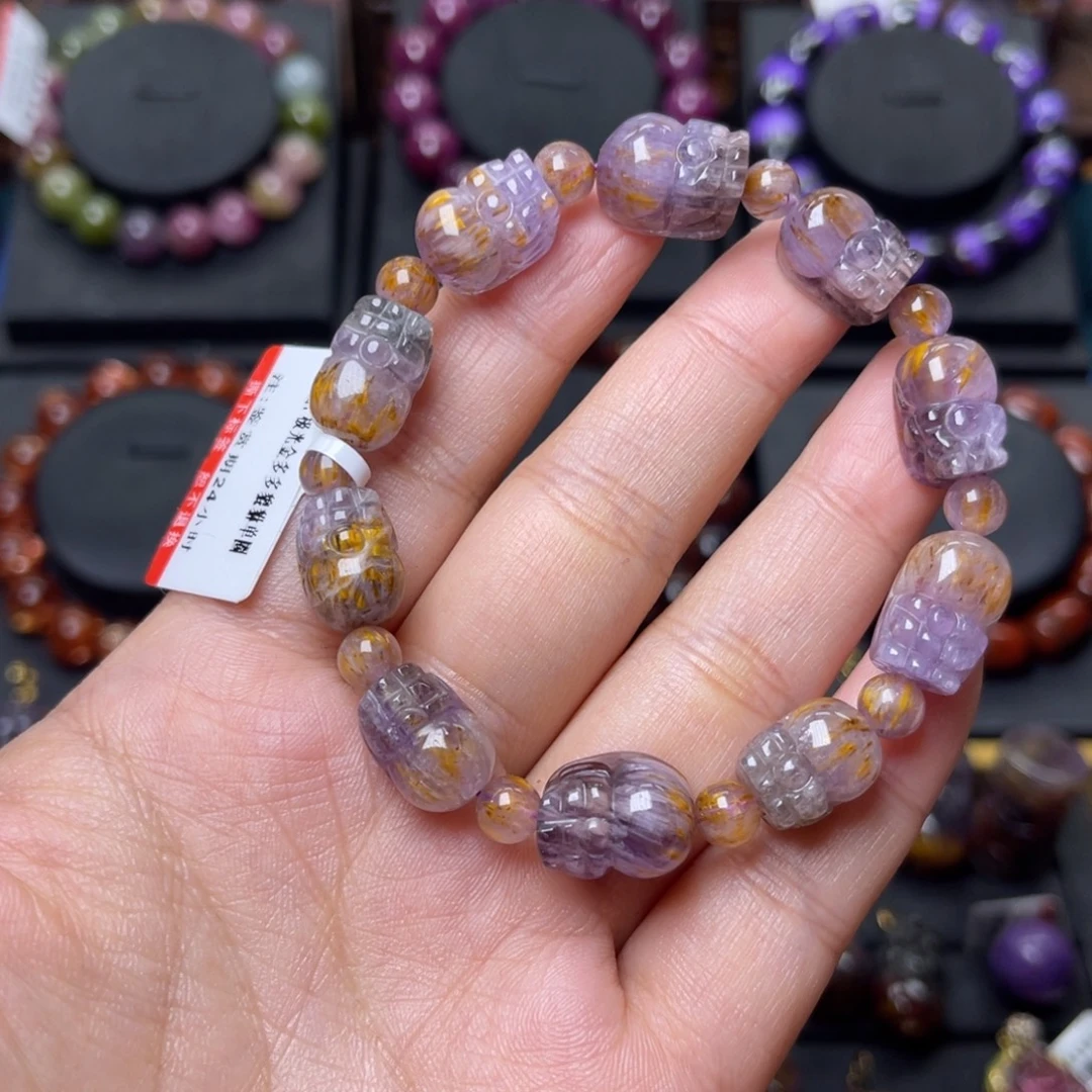 未镶嵌水晶手链极光金多多貔貅手链