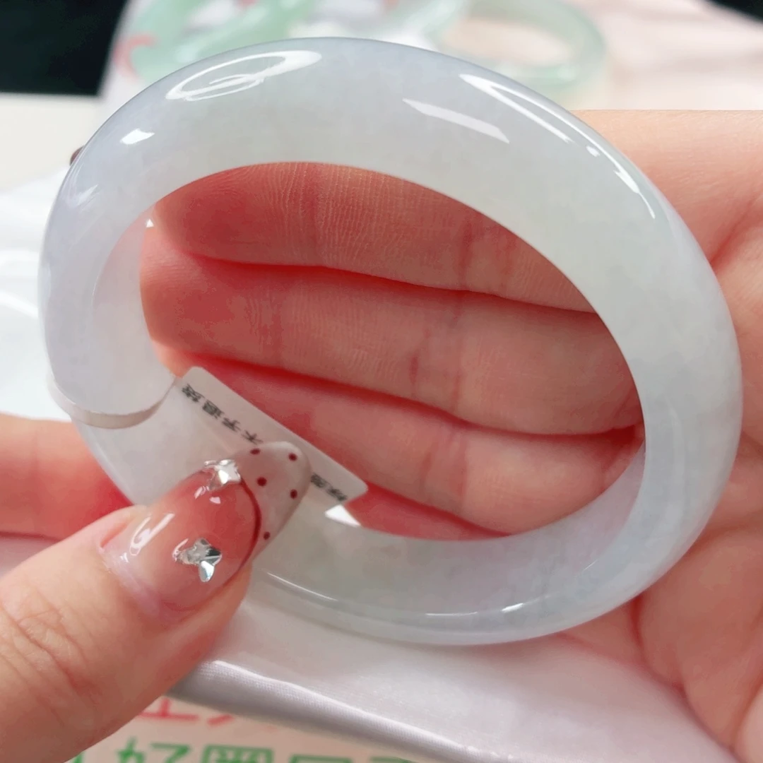 翡翠未镶嵌手镯56.5x15