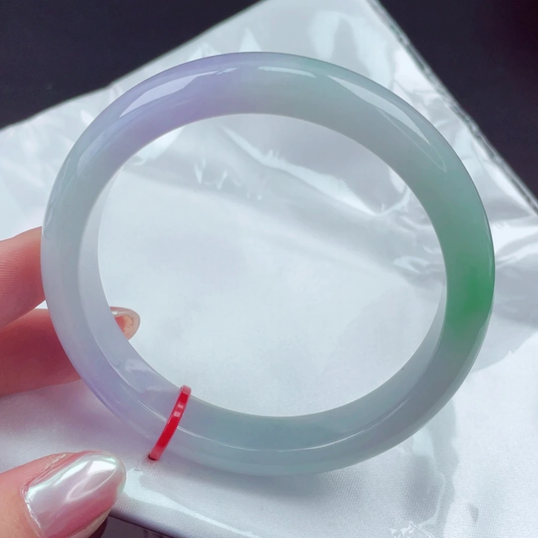 翡翠未镶嵌手镯59圈口