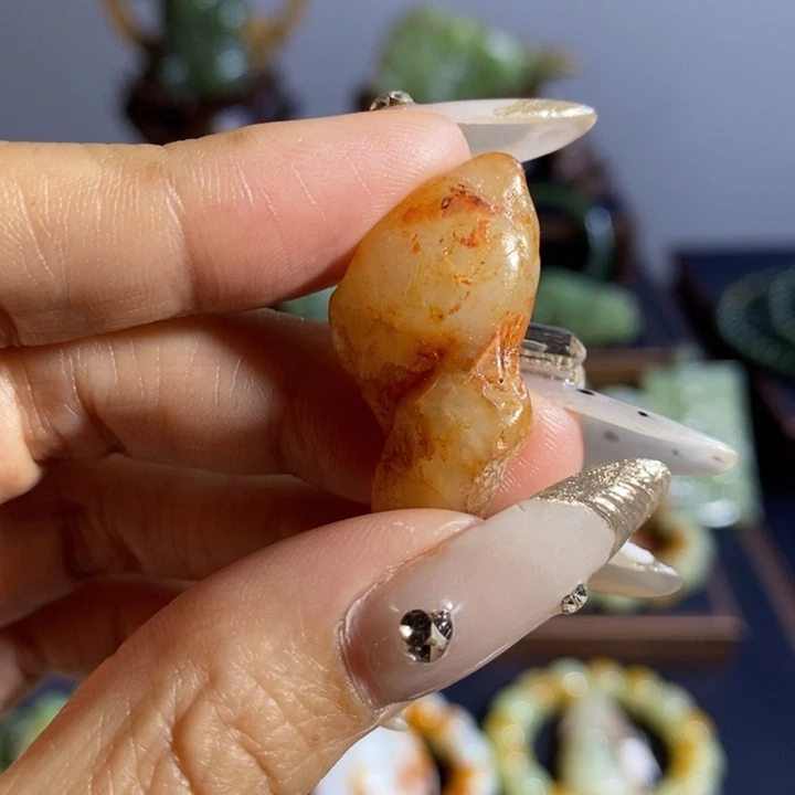 和田玉未镶嵌吊坠(不含链)