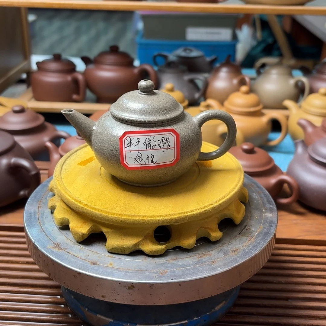 茶壶紫砂半手工制作