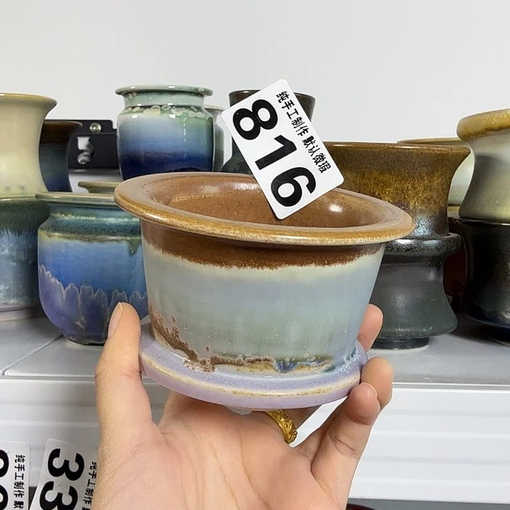 瑶****景德镇手工陶瓷盆 口8