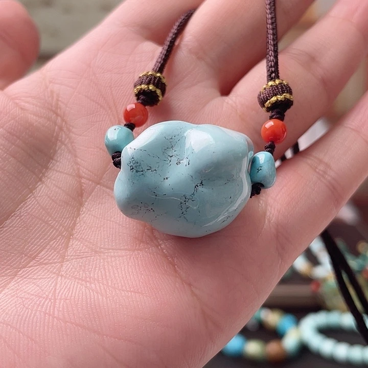 未镶嵌绿松石珠宝奇石