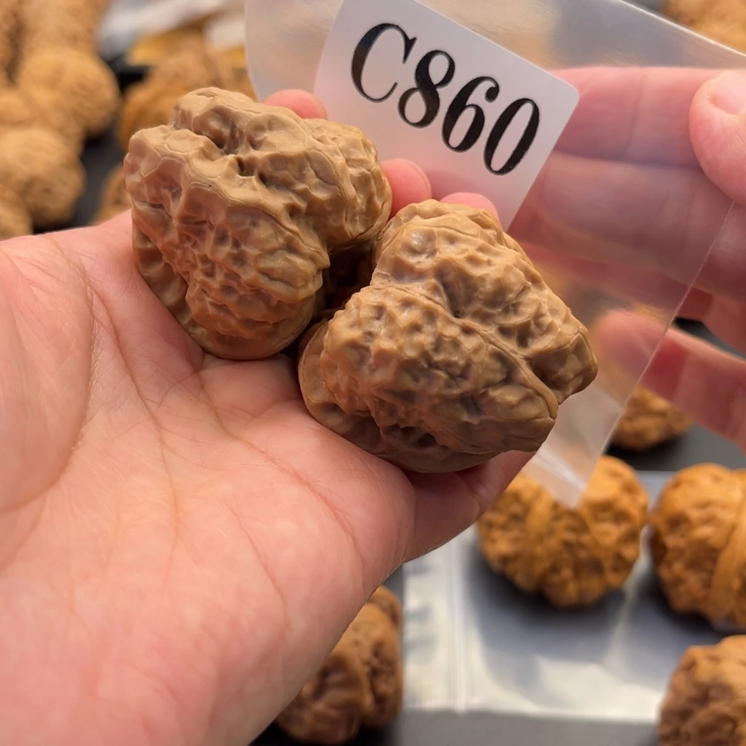 文玩核桃把件蛙蛙精品40肚44