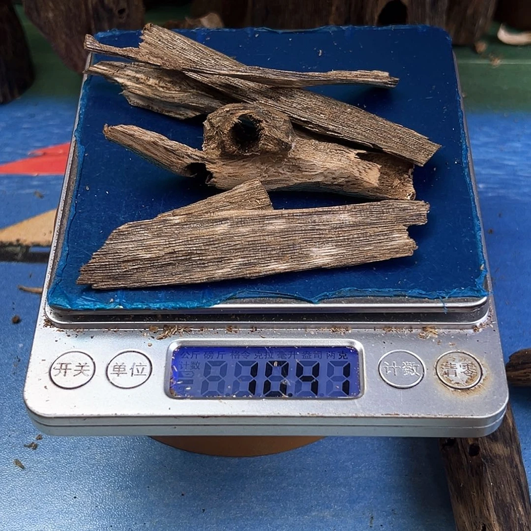 木质绿奇楠虫漏张勺子10克