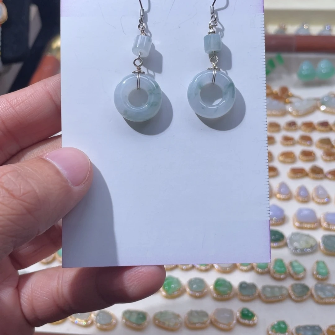 翡翠银S925镶嵌颈饰