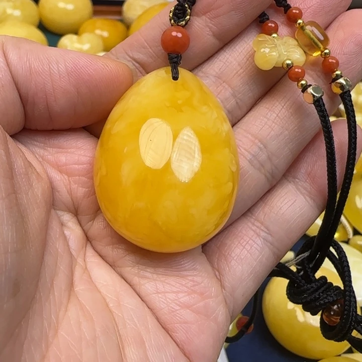 *****蜜蜡未镶嵌毛衣链天然蜜蜡