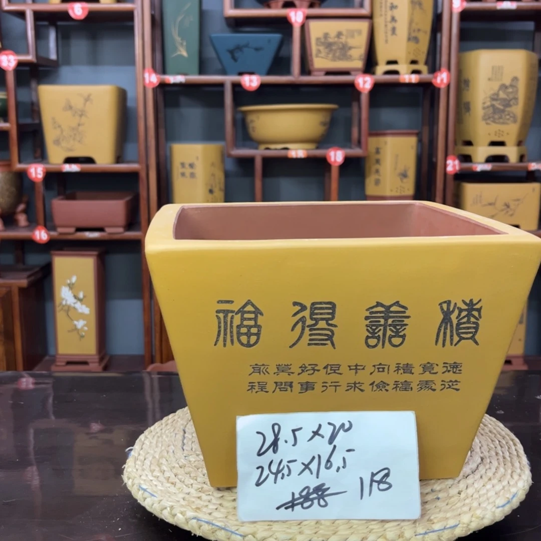 紫砂花盆紫砂花盆