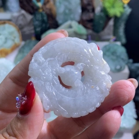 【闪购商品】颈饰未镶嵌翡翠龙牌