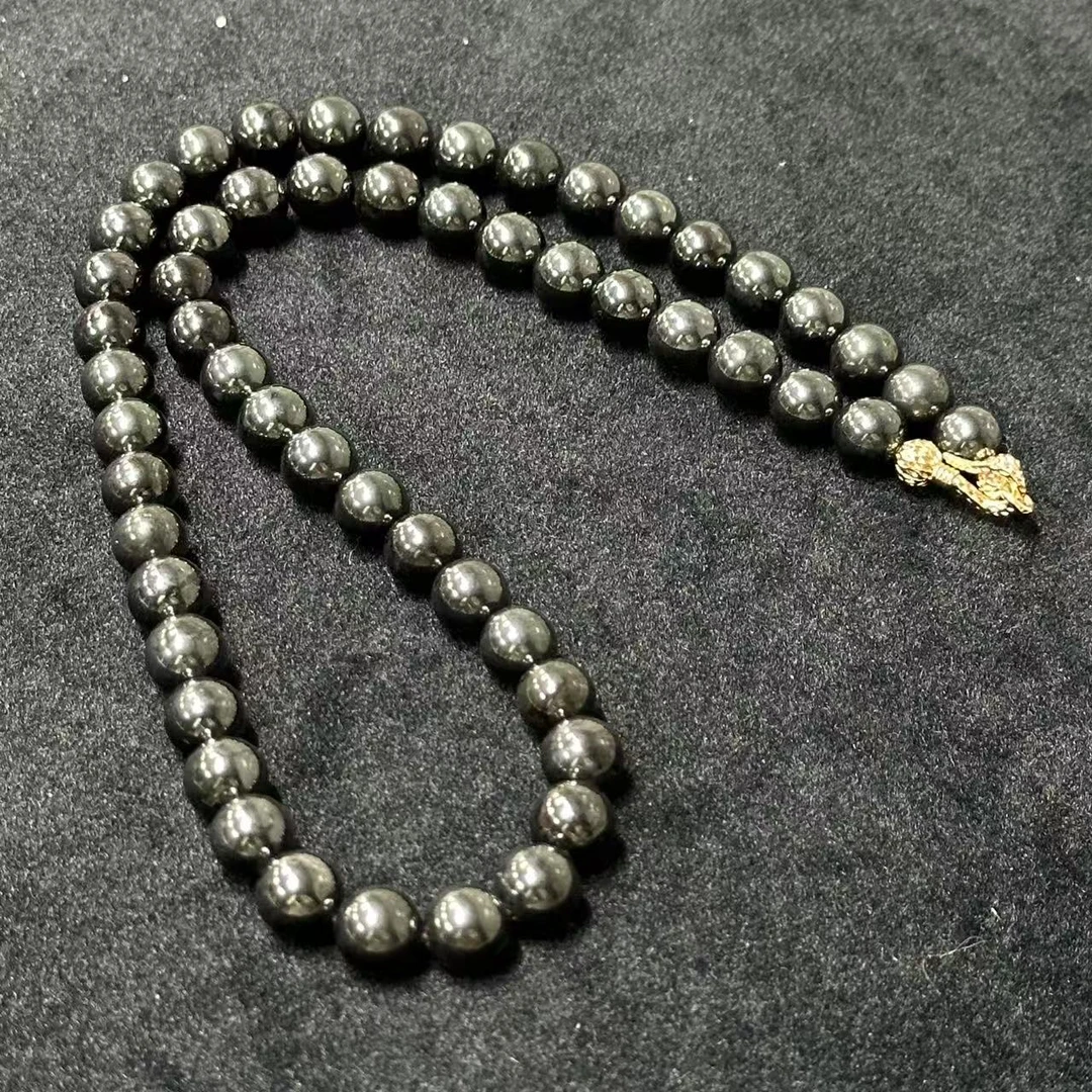 经典精美时尚气质博兹瓦纳黑舒项链8mm