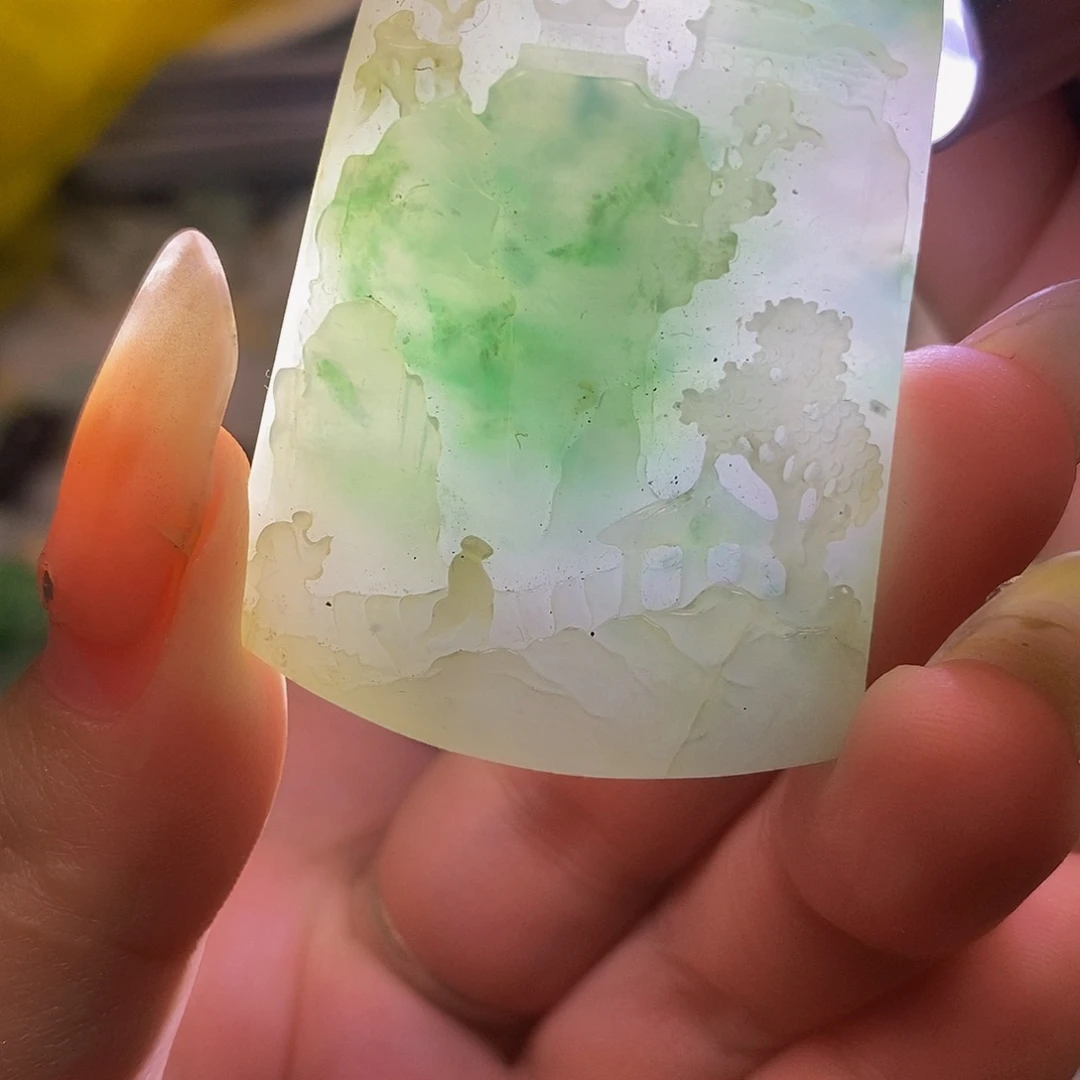 散珠翡翠天然缅甸