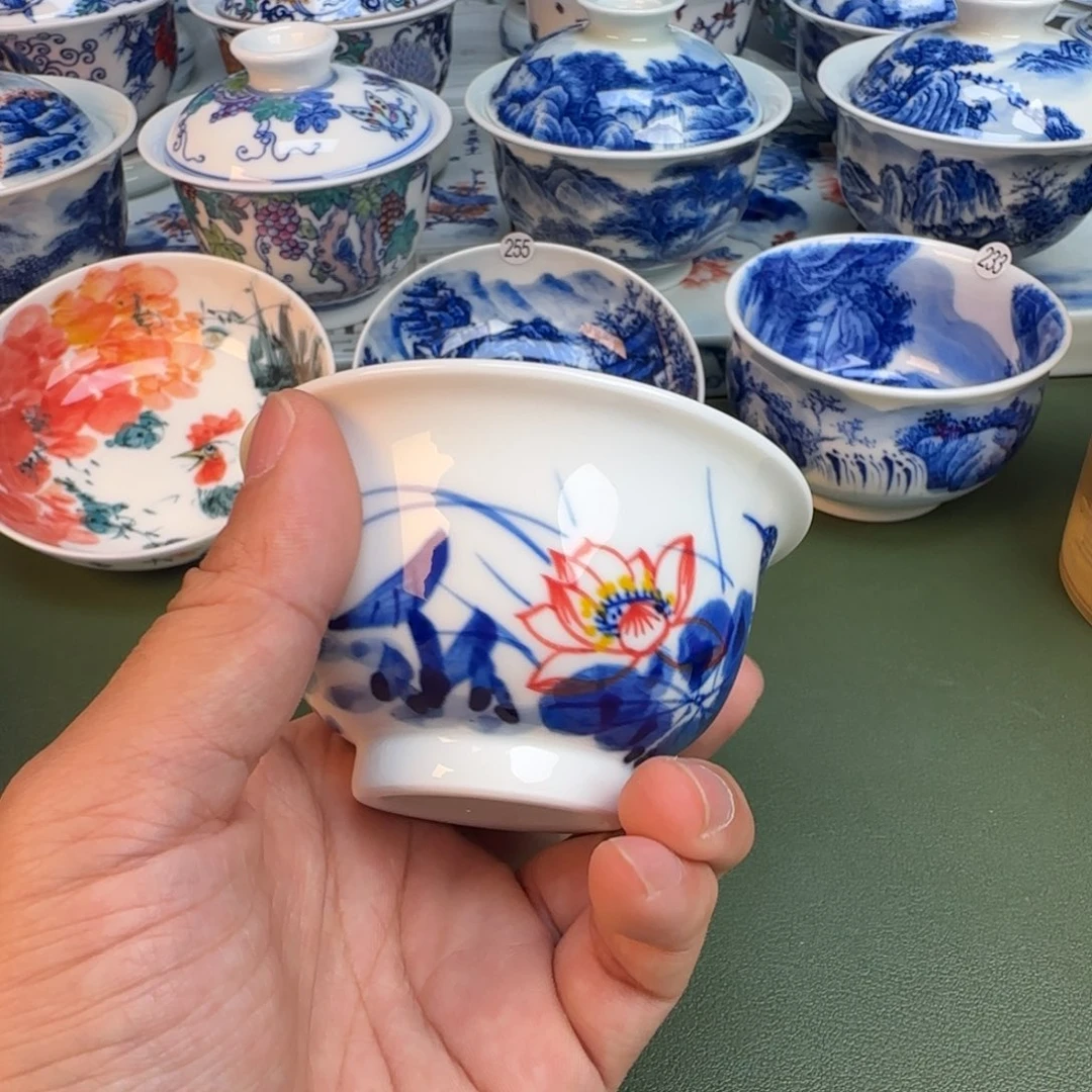 陶纯手工纯手绘茶具259